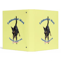 Catahoula Dog at Work Binder