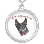Catahoula Dog Brattitude Personalized Necklace