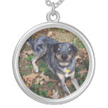 Catahoula Leopard Dog Glass Blue Eyes Custom Jewelry