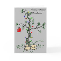 Catahouligan Christmas Tree cards