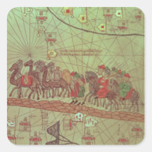 Catalan Atlas, detail showing Square Stickers