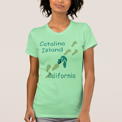 Catalina Island California Flip Flops Tank Top