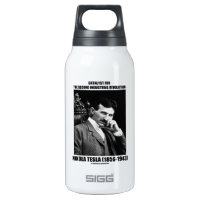 Catalyst For Second Industrial Revolution N. Tesla 10 Oz Insulated SIGG Thermos Water Bottle