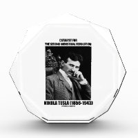 Catalyst For Second Industrial Revolution N. Tesla Acrylic Award