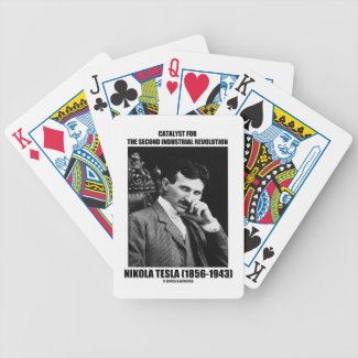 Catalyst For Second Industrial Revolution N. Tesla Poker Cards