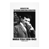 Catalyst For Second Industrial Revolution N. Tesla Stationery