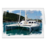 Catamaran Greeting Card