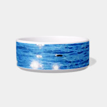 Catamaran in Beautiful Dominica Waters Cat Food Bowl