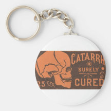 Catarrh Skull Key Chain