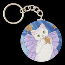 Catch a falling star keychains