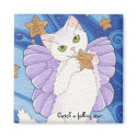 Catch a falling star square magnet by bmoussart Catch a falling star square magnet