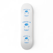 Catch A Flick Frisbee Skateboard Deck