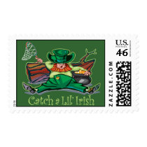 Catch An Irish Leprechaun postage by techatfirstsite_II Catch An Irish Leprechaun postage