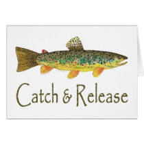 Catch and Release Fishing Greeting Cards