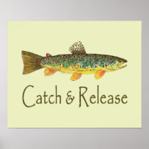 Catch and Release Fishing Posters