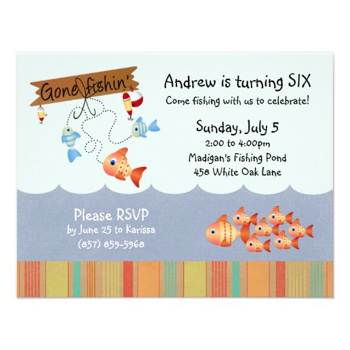 Catch of the Day Invitations