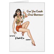 Catch One Bigger Babe by FishTs.com cards
