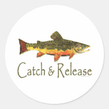 Catch & Release Trout Fishing Sticker