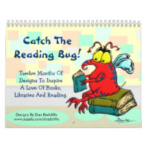 Catch The Reading Bug! Wall Calendar