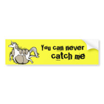 Catch your own unicorn bumper stickers