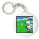 Catcher Baseball Key Chains