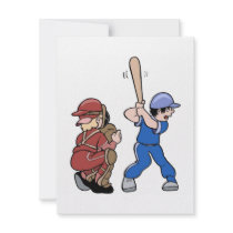 Catcher & Batter Invitations