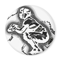 CATCHER WAITING FRIDGE MAGNET