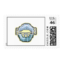 Catchers Mask Postage Stamp