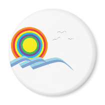 Catchin' Waves! magnets