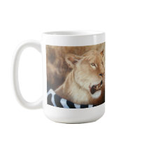 Catching her breath - Lioness Mugs