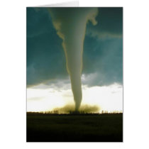 Category F5 Tornado Approaching Elie Manitoba Greeting Cards