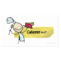 Caterer Ph.D Business Card