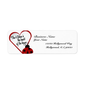 Catering Address Labels label