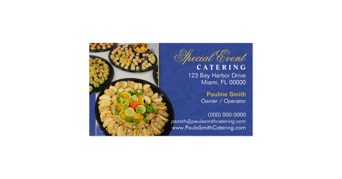 Catering Business Card Zazzle catering-business-card-psd