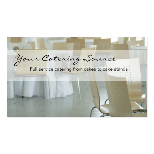 Catering Business Cards
