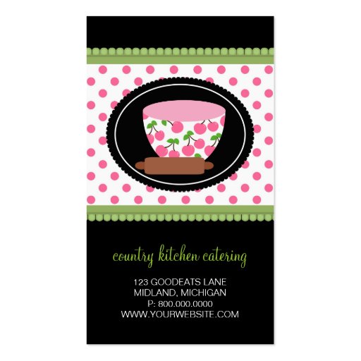 Catering Business Cards