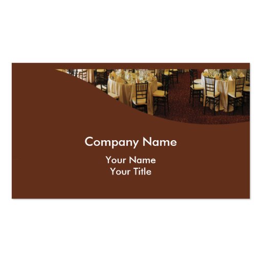 Catering Business Cards (front side)