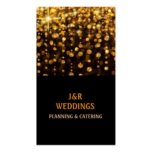 Catering Party Wedding Planner Restaurant Business Card (front side)