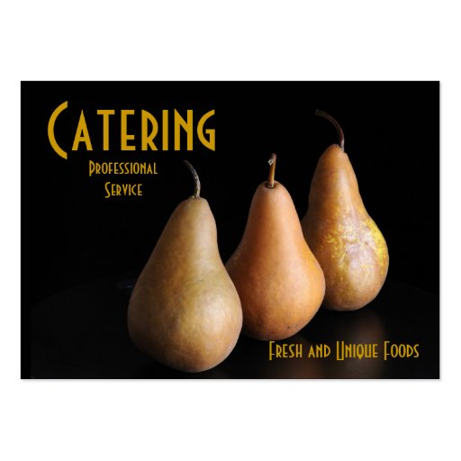 Catering - Pears Business Cards (front side)