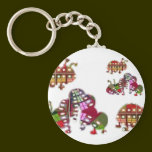 Caterpillar and Ladybug Lady Bug Graphic keychains