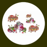 Caterpillar and Ladybug Lady Bug Graphic stickers