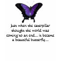 "Caterpillar Becomes a Butterfly" Poetic T-Shirt