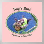 Caterpillar Bug's Butt Print