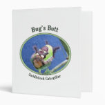 Caterpillar Bug's Butt Vinyl Binder