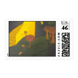 Caterpillar Escape Postage Stamp