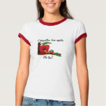 Caterpillar love apples, t-shirts