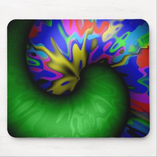 Caterpillar Love mousepad