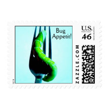 Caterpillar Snack Postage Stamp