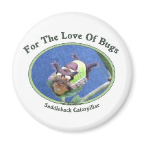 Caterpillar The Love Of Bugs Fridge Magnet