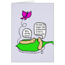 Caterpillar to Butterfly Card